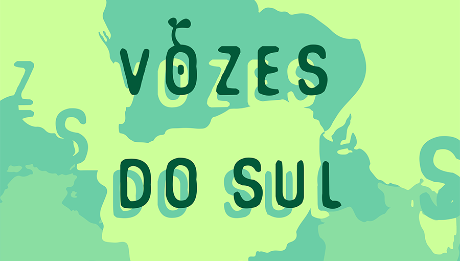 card gráfico destaca o nome "VOZES DO SUL".